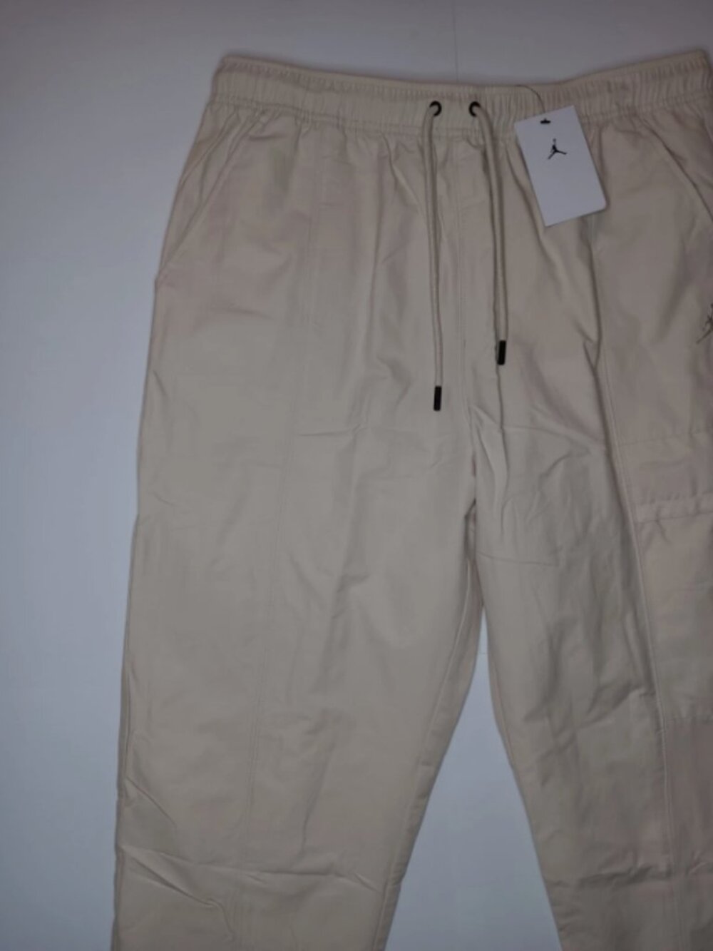Nike Air Jordan Essentials Premium Woven Pants Khaki Size Large - Picture 3 of 12